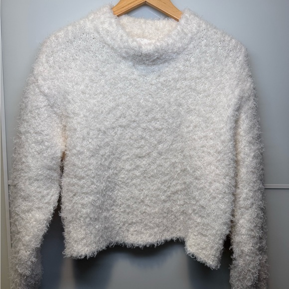 H&M Sweaters - H&M Soft Cloud Dancer White Cowl Neck Sweater